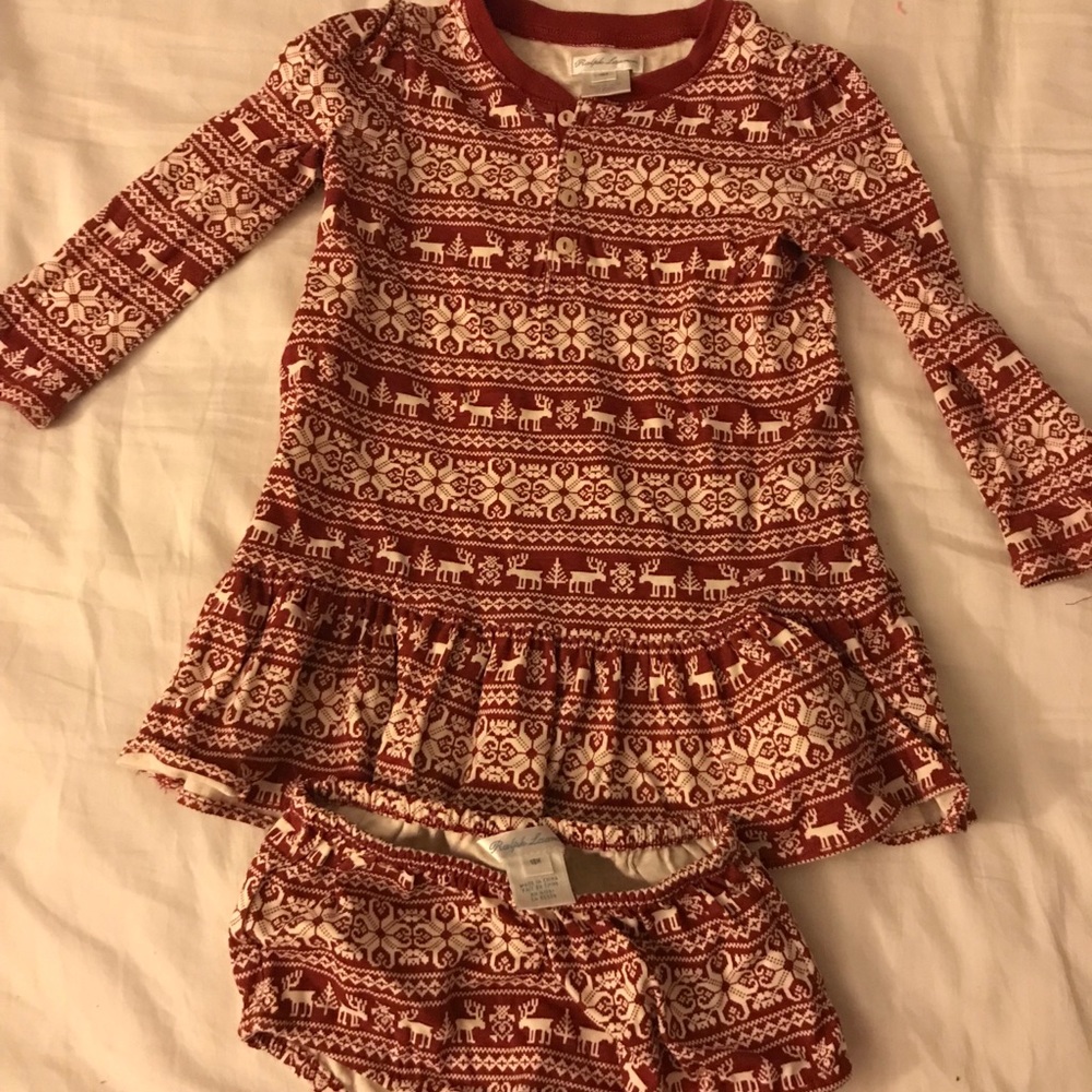 Ralph Lauren thermal dress with bloomers 🦌